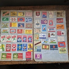 approx 85 vintage match box
