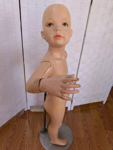 Vintage store mannequin child - store,