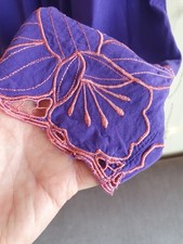 Topshop Embroidered Cutout Bandeau Dress,  Large, Beachwear, Sundress, Holiday