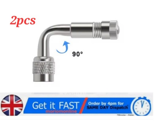 Brass air tyre valve - 2x,