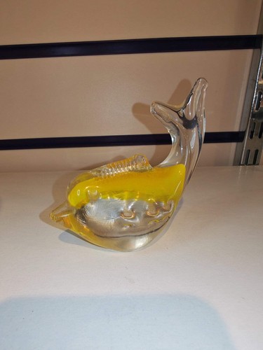 Vintage murano style yellow - murano, &