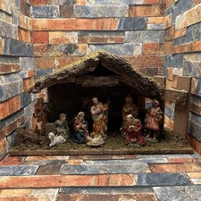 Vintage nativity set - vintage,