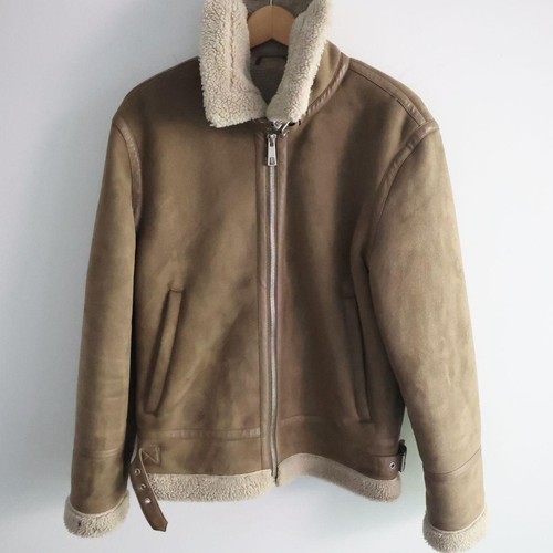 Zara faux suede aviator - faux, jacket