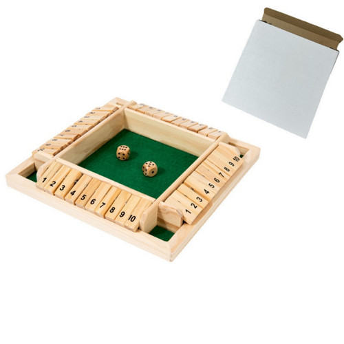 Shut the box dice game - box, game,4