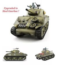 1:16 heng long  Sherman Tank Fury Model SMOKE SOUND BB INFRARED V7