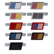 Car Front Grille Badge Rear Trunk Emblem Sticker for Mitsubishi RALLIART V5 V6