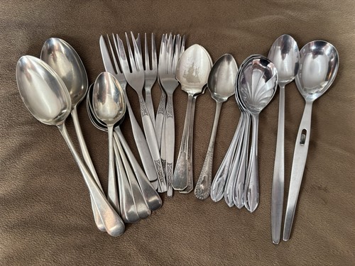 Vintage mixed spoons and - mixed,