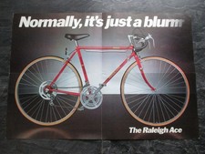 RALEIGH ACE RACING BIKE POSTER