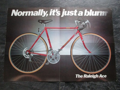 Raleigh ace racing - racing, poster