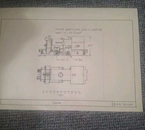 7mm scale drawing - drawing, by