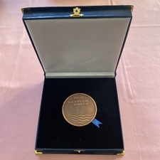 Western Union Commemorative 70mm Bronze Medallion Ltd 1246/2000 Numbered in case
