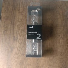 Dunelm 28mm Glass Finials