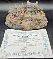 Danbury Mint 'Fisherman’s Cove' by Jane Hart – Scenic Shores Series, Signed, COA