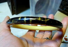 Art Deco Celluloid rare Carved Painted Upper Arm Bangle