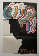Original 1966 BOB DYLAN psychedelic poster by MILTON GLASER