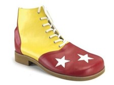 Red Yellow Clown Shoes Mens