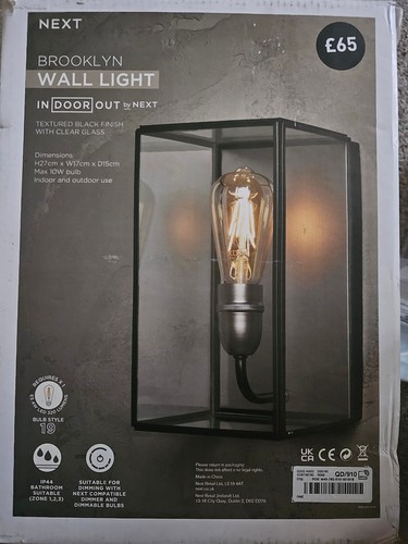 Next brooklyn wall light - brooklyn,