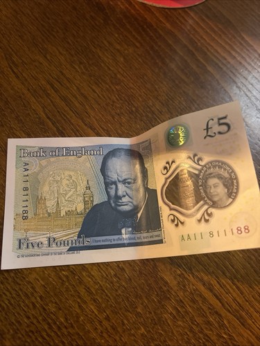 5 note - aa, £