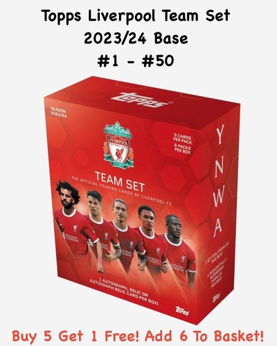 Topps liverpool team set - liverpool,