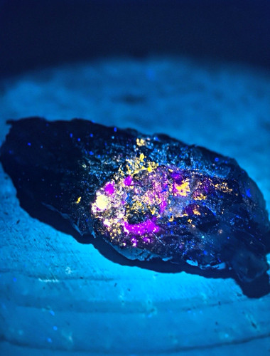Natural dark sphalerite - dark,