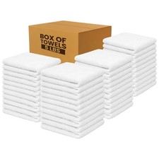 White Terry Bar Mop Towels