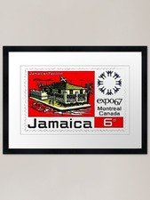 Jamaican Pavilion 67 Framed