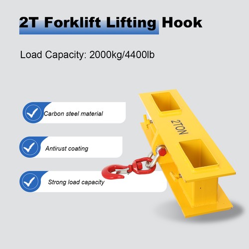 4400lbs forklift lifting - forklift, hook