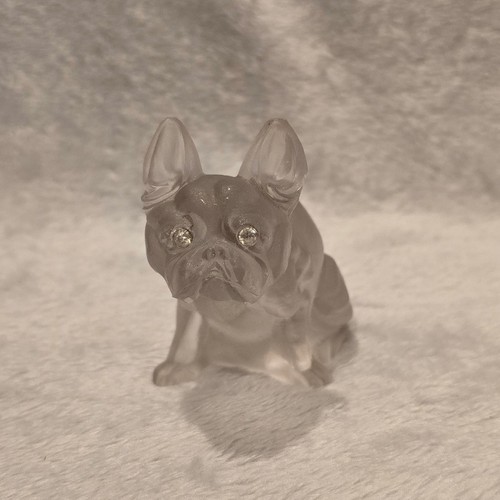 Frosted glass french - frosted, bulldog