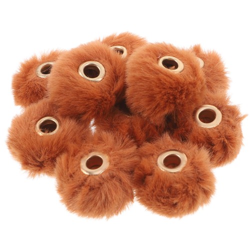 Pcs fluffy faux fur - 10,