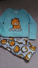 Blue fluffy Garfield Pyjamas XS