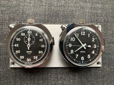 Silver Smiths Stopwatch/Timer Set, Serviced and Original Mounts