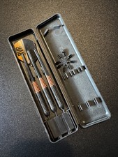 target rvb black darts with black case.