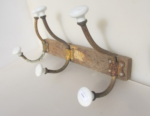 Victorian wooden coat rack - wooden,
