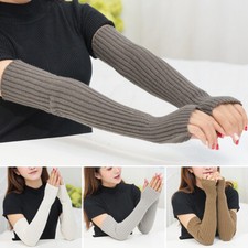 Women Arm Warmers Knitted