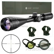 Hawke Fast Mount 6-24x50 AO IR Telescopic Rifle Scope Sight 11465 inc Mounts