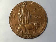 WW1 Original William James Southgate Memorial Plaque