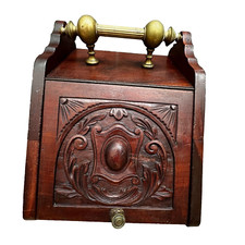 Victorian style wood fireside - style,