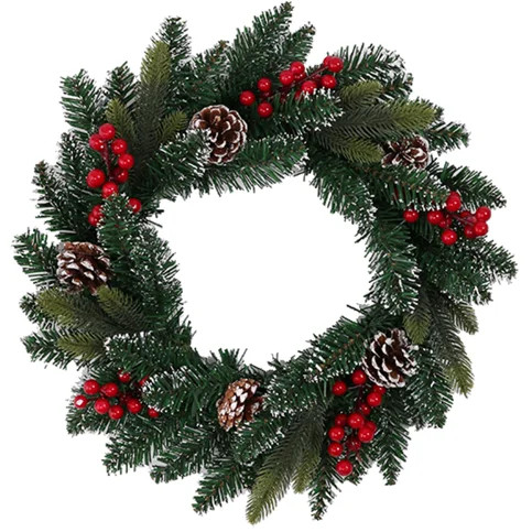 Christmas wreath large 45cm - christmas,