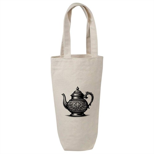 Fancy teapot wine bottle bag - bottle,