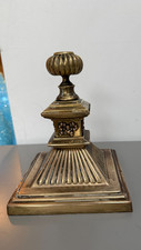 antique brass oil lamp base