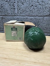 Garden Candle Giant Cabbage Outdoor Vintage Green Novelty Unscented