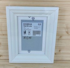 IKEA EDSBRUK White Stained Picture Frame 13X18 cm 5X7 " 704.273.15 New & Sealed