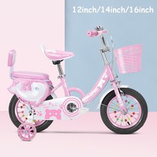 12-16Inch Kids Bike for 2-10 Years Old Children Girls Bicycle Cycling Stabiliser