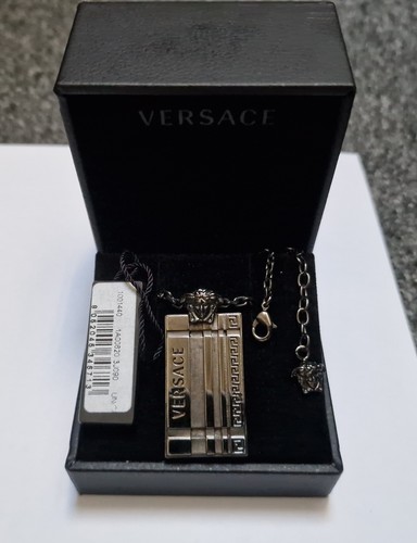 Versace gunmetal medusa dog - versace,