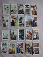 Woodbine Cigarette Railway Cards, Nos 1- 50 complete in Original Woodbine Box