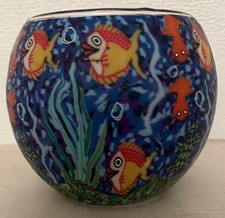 Kerzenfarm Germany Glowing Glass for Tea lights - Sealife Aquarium Fish Turtle