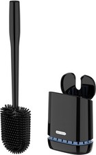 MR.SIGA Toilet Bowl Brush and Holder, Durable & Flexible Bristles, Wall Mounted