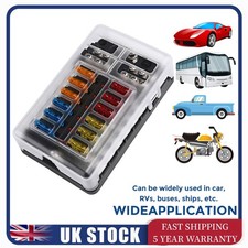 12 Way Blade Fuse Box Block &