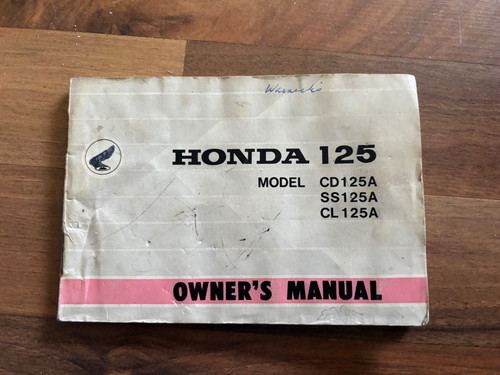 1967 honda 125 owners owner - honda,