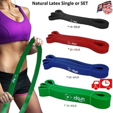Heavy Duty Set Assisted Exercise Tube Home Gym Fitness Resistance Bands Pull Up
